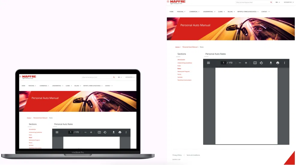 ARS product manual page